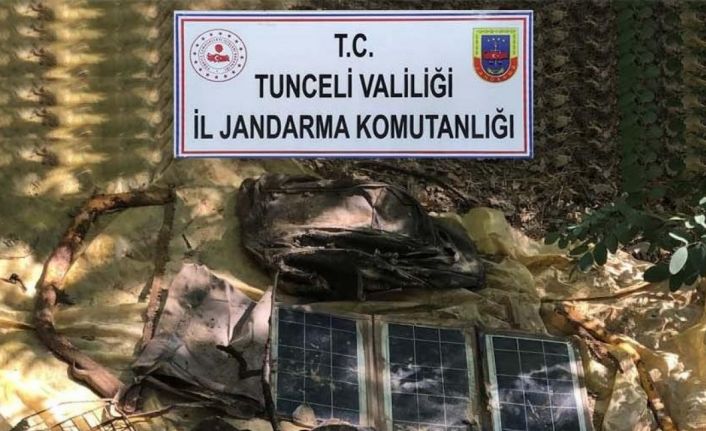 Tunceli’de terör örgütüne ait sığınaklarda çok sayıda malzeme ele geçirildi