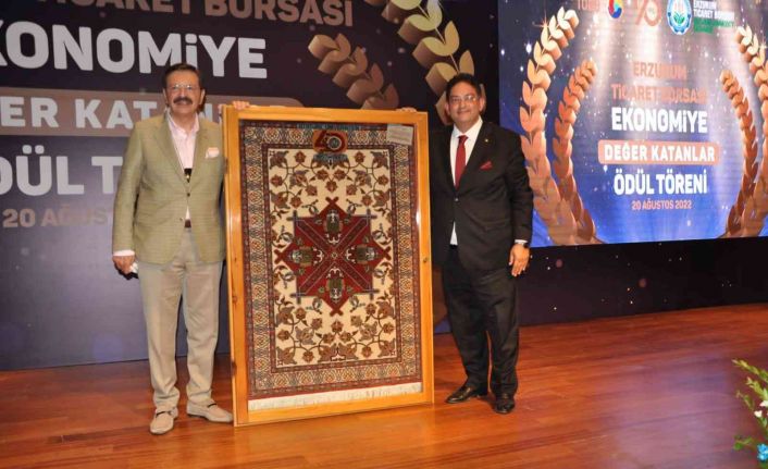 Türkiye Odalar ve Borsalar Birliği Yönetim Kurulu Başkanı Hisarcıklıoğlu Erzurum’da