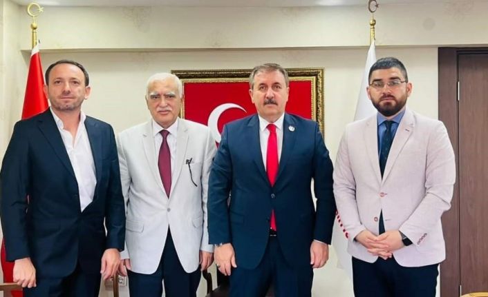 Türkmen Lider Riyaz Sarıkahya, BBP Genel Başkanı Destici’yle görüştü