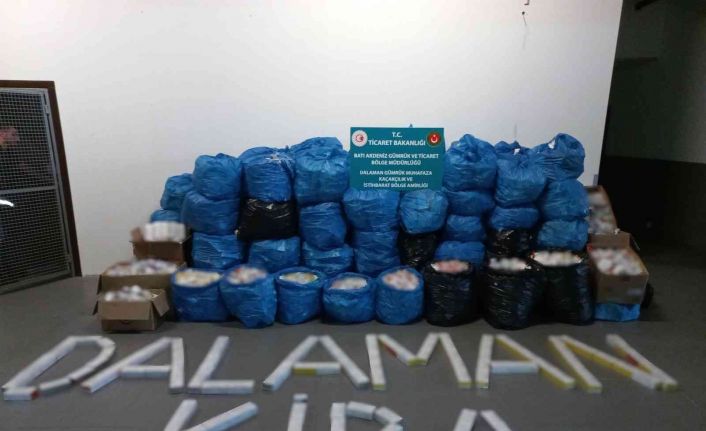 Uçaktaki 49 yolcunun anlaşarak sokmaya çalıştığı 75 bin paket elektronik sigara kartuşu yakalandı