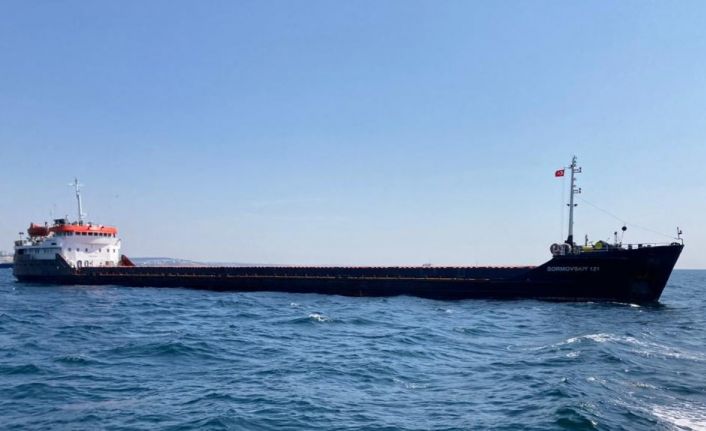 Ukrayna’dan tahıl taşıyan gemi Tekirdağ’a ulaştı