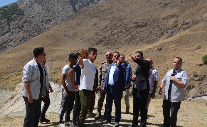 Vali Akbıyık, hafriyat döküm alanını denetledi