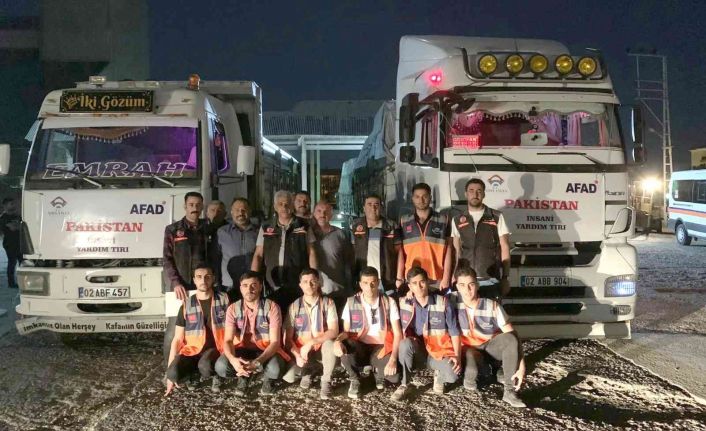 Adıyaman’dan Pakistan’a yardım