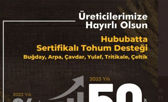 Bakan Kirişci: "Hububat ürünlerinde sertifikalı tohum kullanım desteği iki katının da üzerine çıkacak"