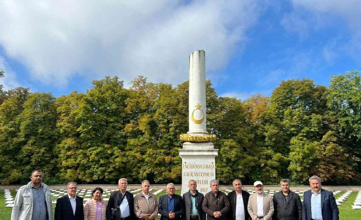 Başkan Büyükkılıç, Galiçya Cephesi Türk Şehitliği’ni ziyaret etti, TBMM Başkan Şentop ile görüştü