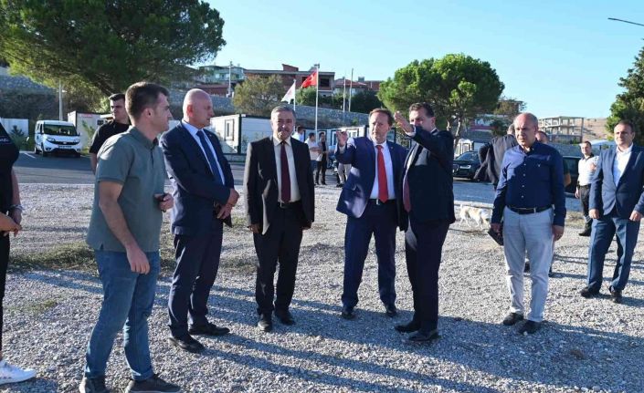 Başkan Orkan Kabakdere ve Üçpınar’da yatırımları inceledi