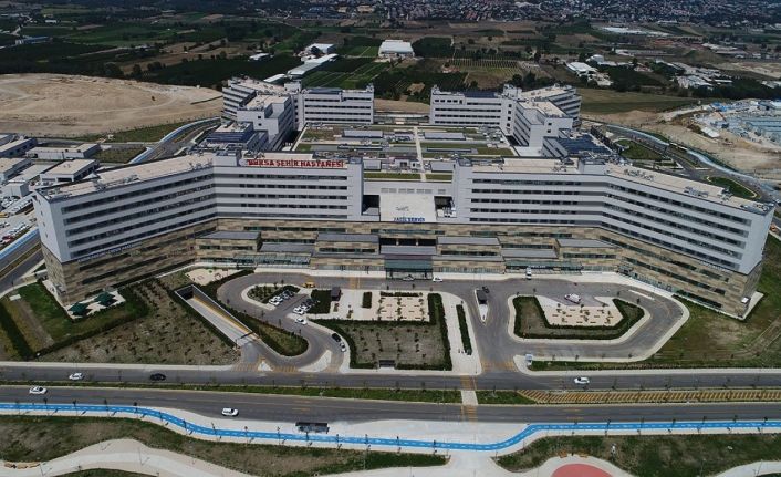 Bursa Şehir Hastanesi’ne ilk 7 ayda 40 bin 624 hasta yatışı yapıldı