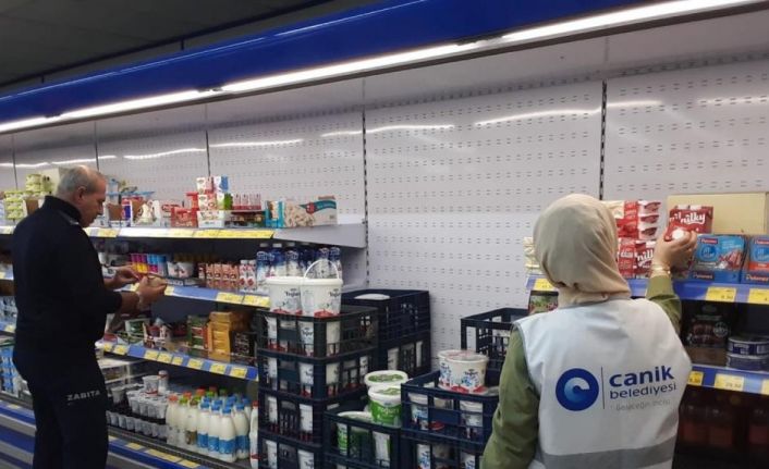 Canik’te zabıtadan hijyen ve etiket denetimi