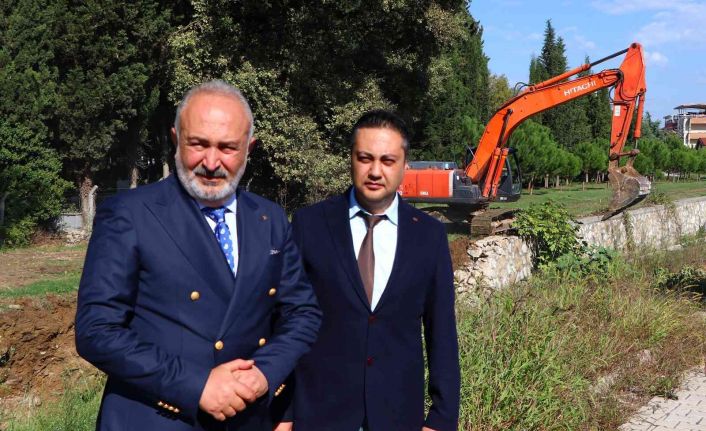 Çiftlikköy’de Gacık Deresi yatağı genişletiliyor