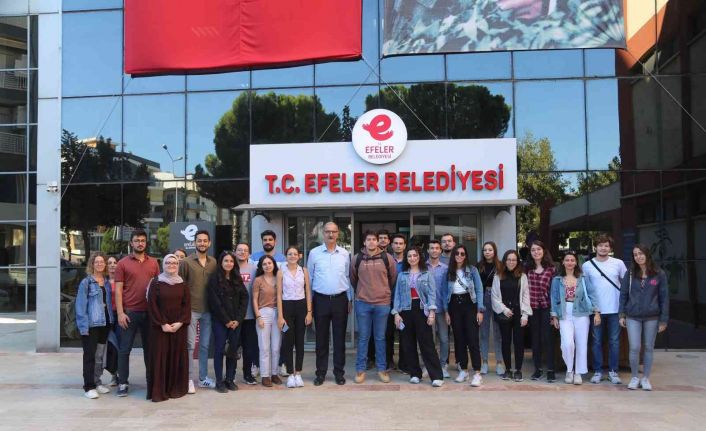 Efeler Belediyesi Tıp Fakültesi öğrencilerini ağırlamaya devam ediyor