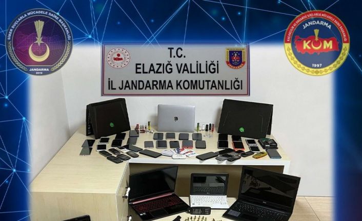 Elazığ merkezli 4 ilde telefon dolandırıcılığı operasyonu: 30 gözaltı