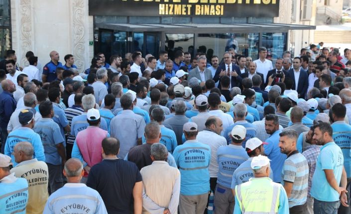 Eyyübiye Belediyesinden işçilere rekor zam