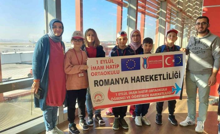 Gediz 1 Eylül İmam Hatip Ortaokulu Romanya’ya gitti