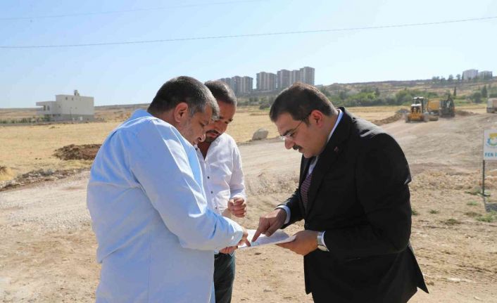 Haliliye’de yeni yol açma çalışmaları sürüyor