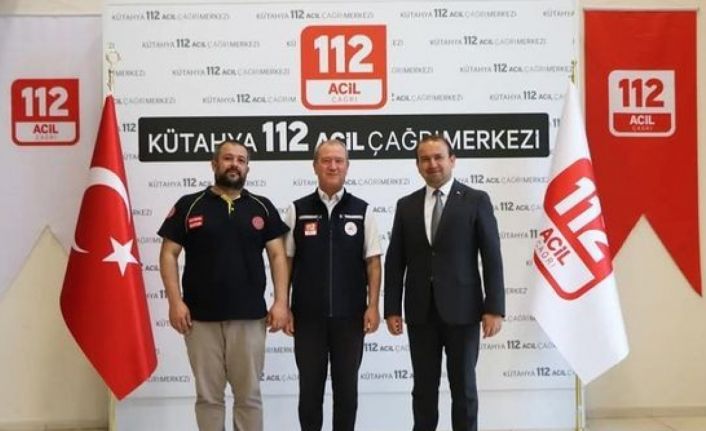 İl Sağlık Müdürü Şenkul’dan, 112 Acil Çağrı Merkezi’ne ziyaret