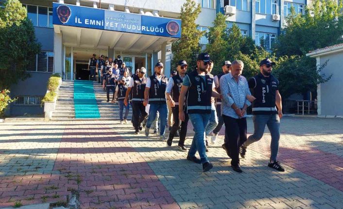 İstanbul, İzmir ve Tekirdağ’daki dev silah operasyonunda yakalanan 10 şüpheli adliyede