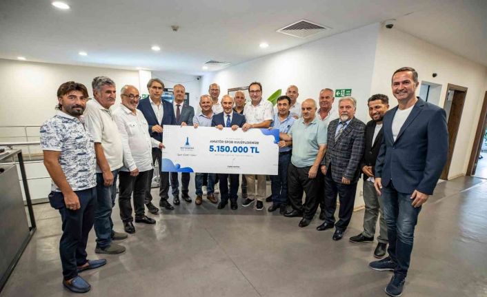 İzmir Büyükşehir Belediyesinden amatör kulüplere 5 milyon 150 bin liralık destek