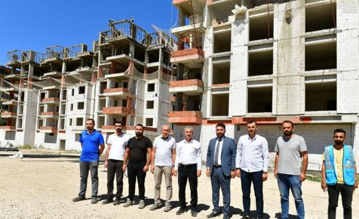 Kentsel dönüşümde yeni binalar yükseliyor