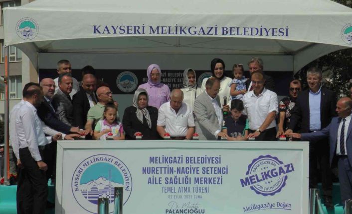 Melikgazi’den bir hizmet daha: Nurettin - Naciye Setenci Aile Sağlığı Merkezi’nin temeli atıldı