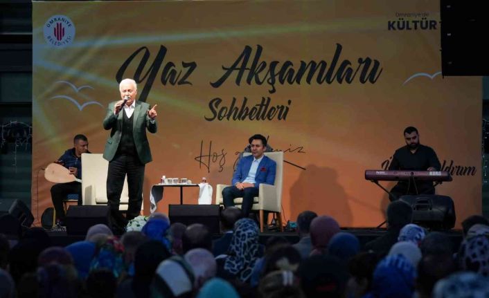 Nihat Hatipoğlu ve Abdurrahman Önül ‘Yaz Akşamları Sohbetleri’nde Ümraniye halkı ile buluştu