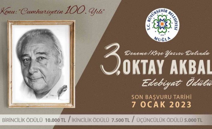 Oktay Akbal Edebiyat Ödülü başvuruları başladı