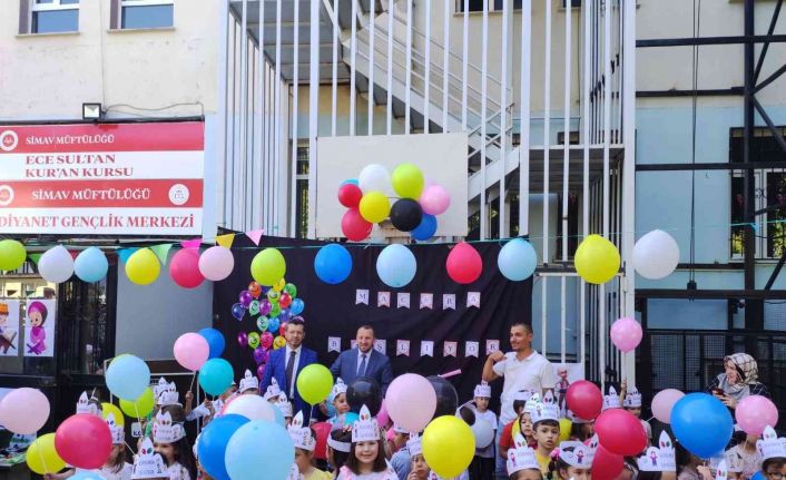 Simav’da 4-6 yaş Kur’an Kursu’nda yeni eğitim öğretim yılı açılış programı