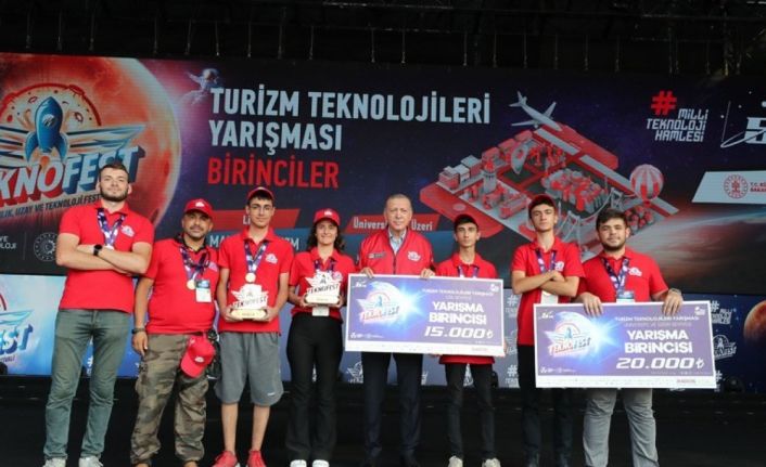 TEKNOFEST ‘Turizm Teknolojileri’ kategorisinde birincilik HKÜ’lü öğrencilerin