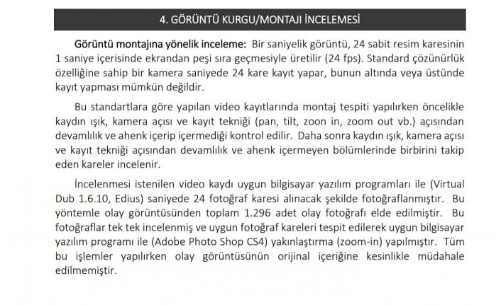 Yıldız’ın görüntüleri kurgu montaj çıktı