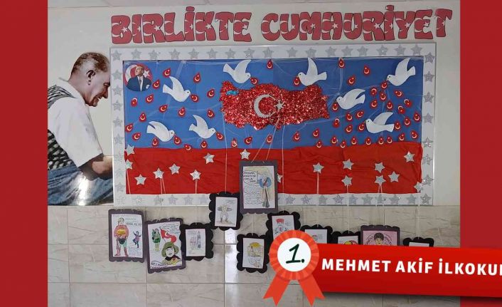 “29 Ekim Cumhuriyet Bayramı” temalı resim yarışmasının sonuçları açıklandı