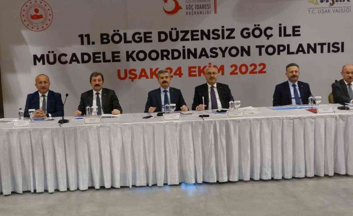 7. Düzensiz Göçle Mücadele Koordinasyon Kurulu toplantısı Uşak’ta düzenlendi