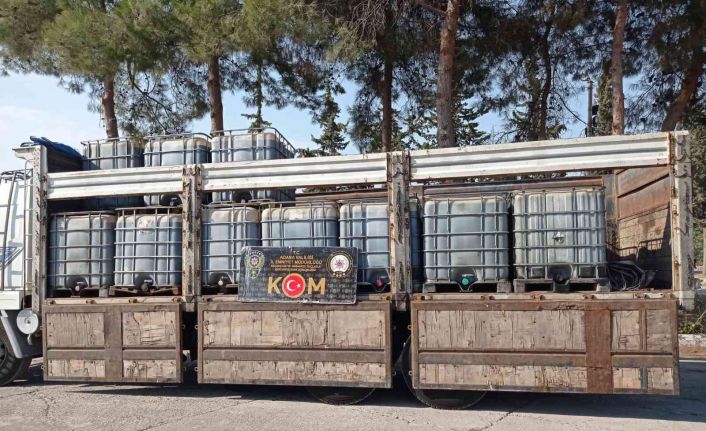 Adana’da bir ayda 34 bin 600 litre kaçak akaryakıt ele geçirildi