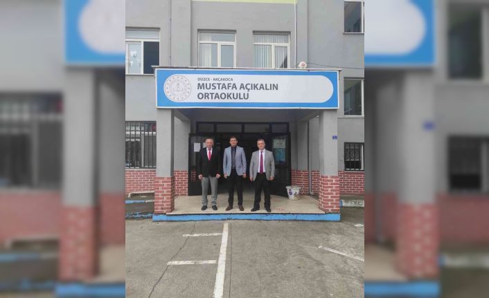 Akçakoca’da 1 okul daha çevre dostu projesine dahil oldu