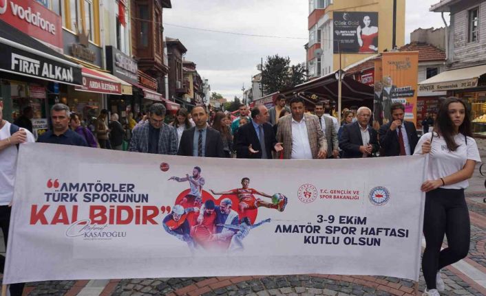 Amatör Spor Haftası kutlamaları renkli görüntülerle başladı