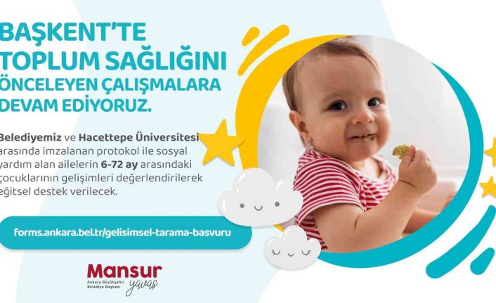 Ankara’da “Erken Dönem Çocuk Arama Testi” ile gelişimsel sorunlar erkenden tespit edilecek