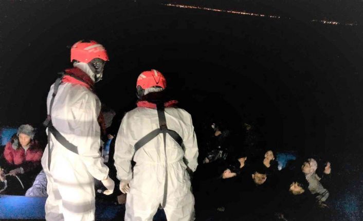 Aydın’da 52 düzensiz göçmen kurtarıldı