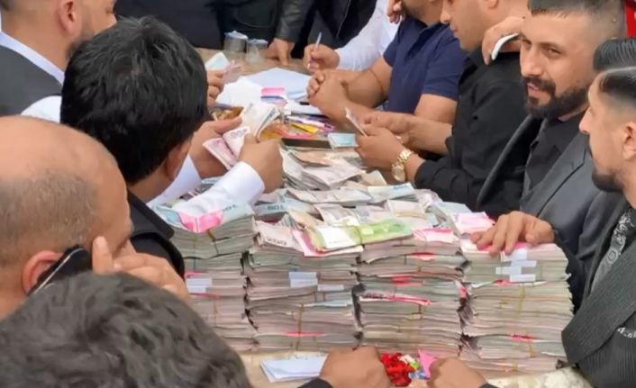Banka değil, aşiret düğünü, 11 milyon 500 bin TL para toplandı