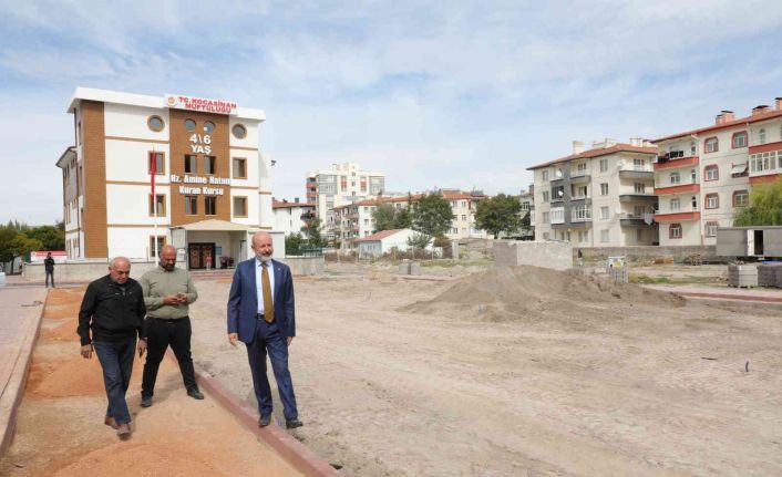 Başkan Çolakbayrakdar; “Yeşil alan ağırlıklı parklarla şehrin yeşil oranını artırıyoruz”