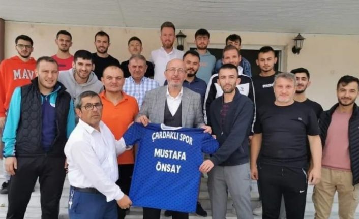Başkan Mustafa Önsay, Çardaklıspor Kulübü’nün sezon açılış törenine katıldı