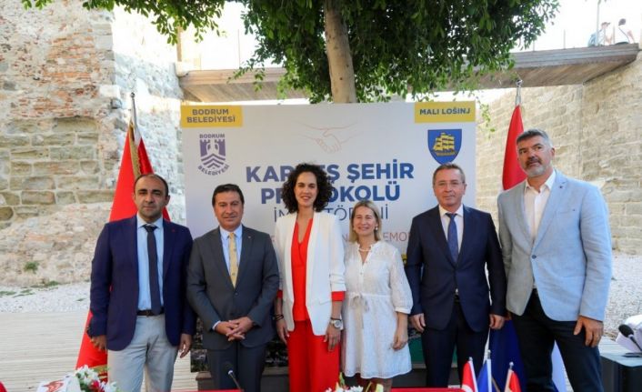Bodrum, AB üyesi Hırvatistan’ın mali losinj kenti ile kardeş şehir oldu