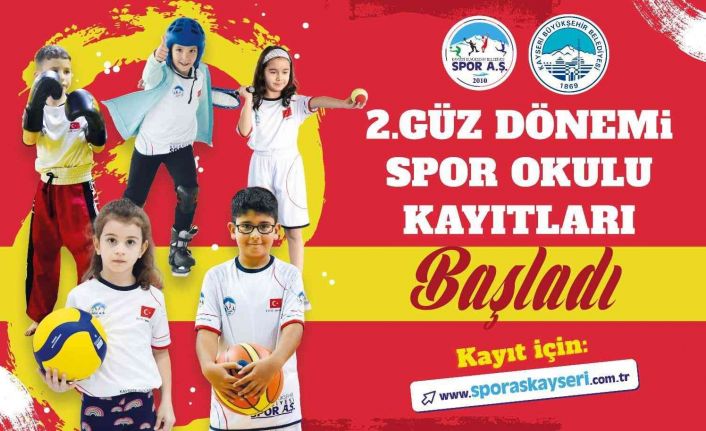 Büyükşehir Spor A.Ş. 2’inci Güz Dönemi Spor Okulu kayıtları başladı