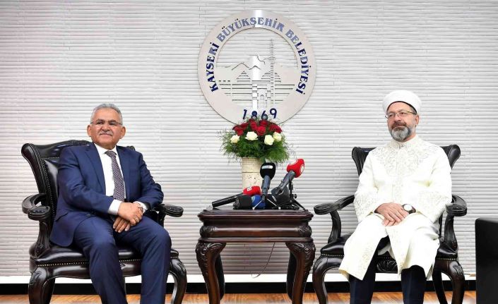 Diyanet İşleri Başkanı Erbaş’tan Başkan Büyükkılıç’a ziyaret