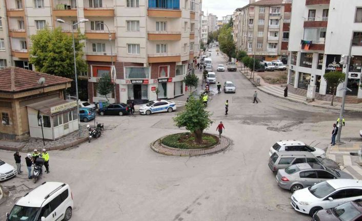 Elazığ’da dron destekli şok trafik denetimi