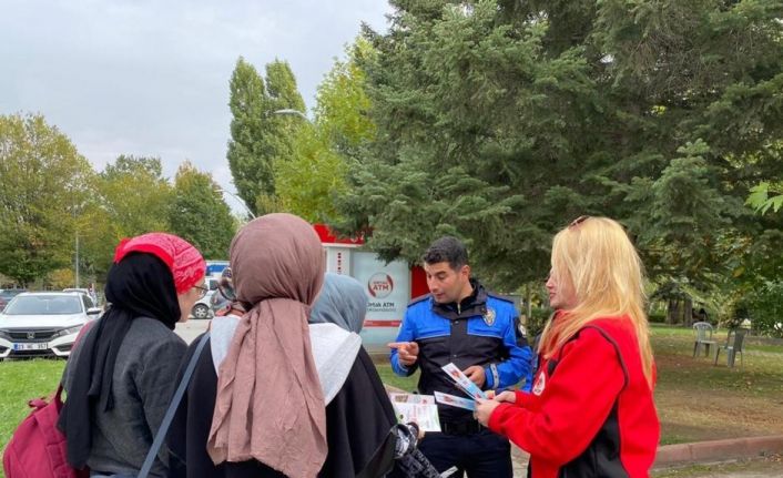 Elazığ’da polis, üniversite öğrencilerini bilgilendirdi