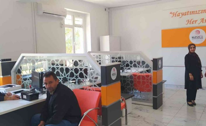 Gemerek İlçe Nüfus Müdürlüğü yeni yüzüyle hizmet vermeye başladı