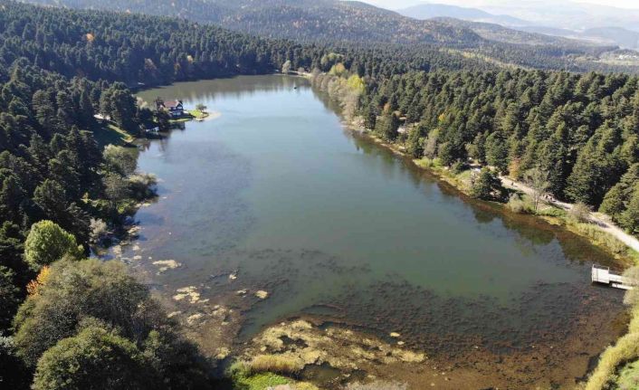 Gölcük Tabiat Parkı’nda sonbahar güzelliği mest etti