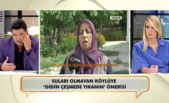 Hakan Ural, Sarılar köyünün suyuna kavuşması için canlı yayında söz aldı