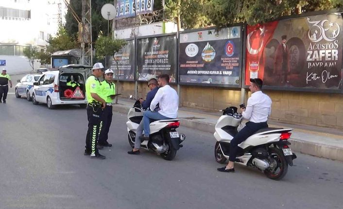-Kilis’te trafikteki araçların yarısı motosiklet