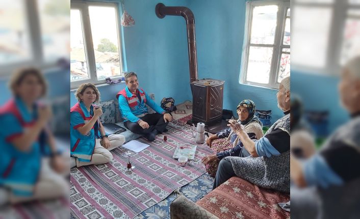 Kırkağaç’ta 55 günde 550 aile ziyaret edildi