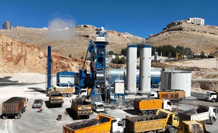 Mardin’de 20 milyon liralık asfalt plentinde 4 ayda 22 milyon liralık asfalt üretildi