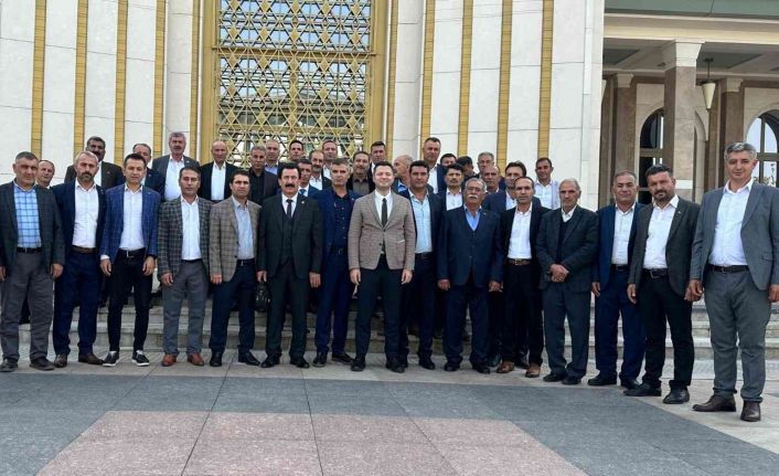 Milletvekili Toprak, muhtar hemşehrilerini Ankara’da ağırladı